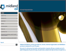 Tablet Screenshot of midlandoil.co.uk